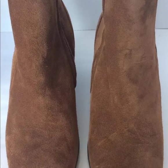 COPY - Paul Green women Brown Suede Ankle Boot Block heel 10 - Picture 2 of 12